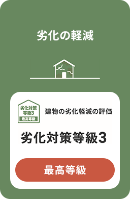 劣化の軽減 劣化対策等級3