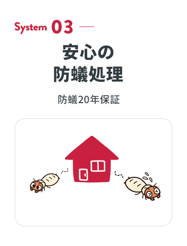 System 03 安心の防蟻処理