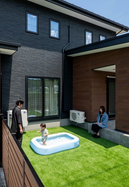 広々としたアウトドアスペース