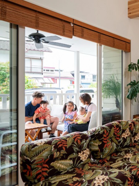 屋内外がシームレスに繋がる設計