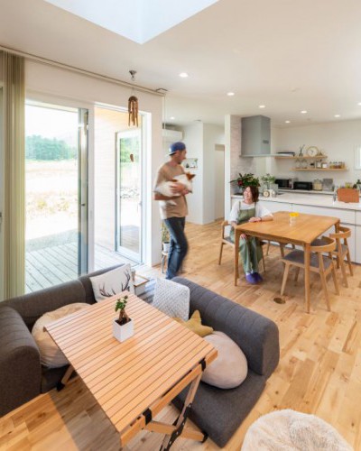 ペットと家族が快適に過ごせる空間