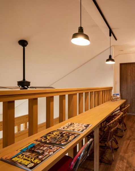 部分的な2階構造で空間を有効活用