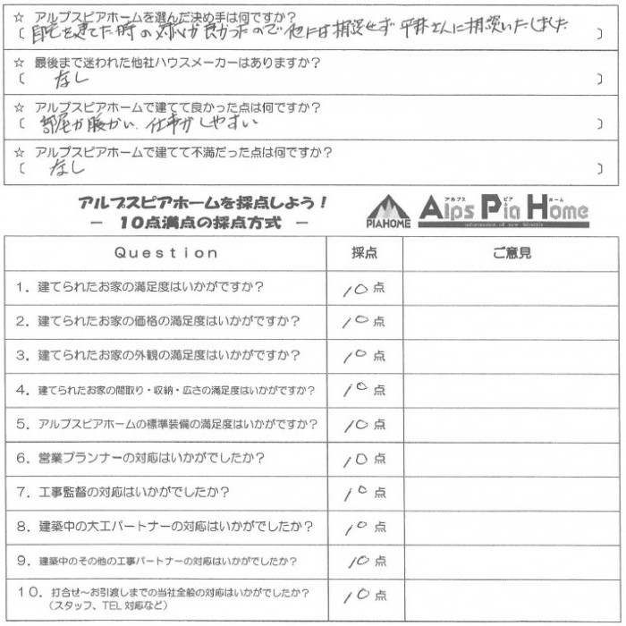 知人にも紹介したい家づくり