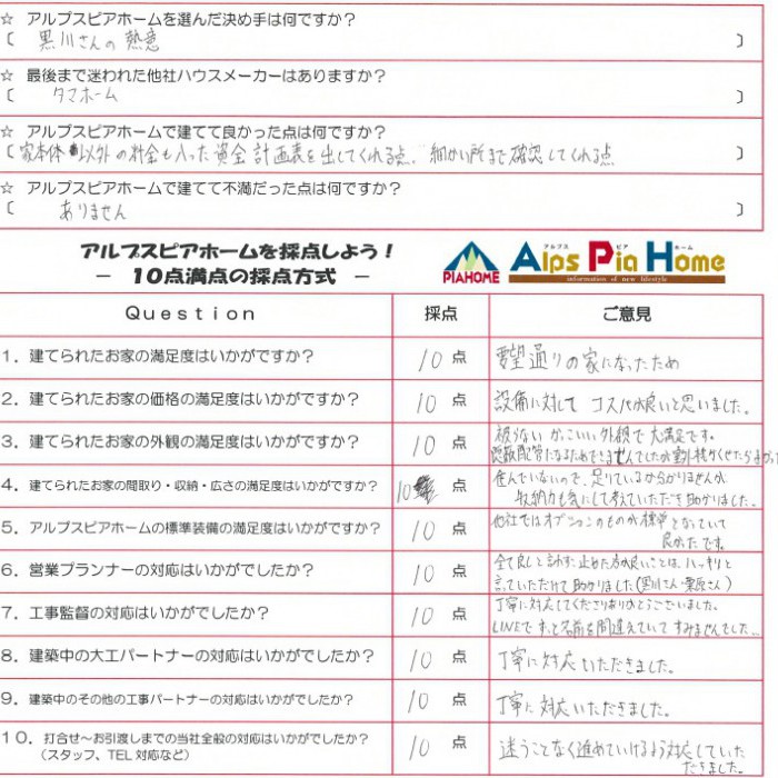 毎回「楽しかったね」と話せる、安心と大満足の住まいづくり！