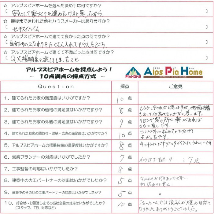 「あったらいいな」を丁寧に形にできた住まいづくり
