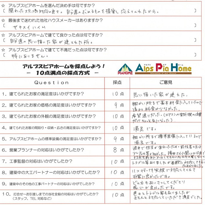 色々とトラブル等もありましたが、  無事、希望していた家を建てることができました