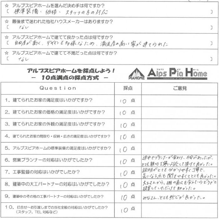 子連れでも安心！楽しく家作りができました